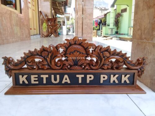 Papan Nama Meja Ketua TP PKK
