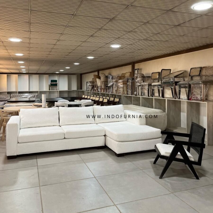 Kursi Sofa Sudut Ruang Tamu Minimalis Modern Jennaira