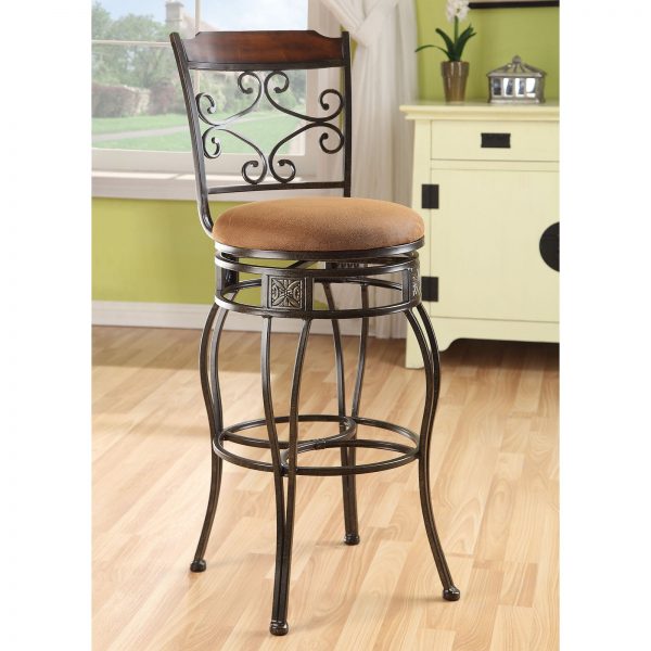 Kursi Bar Besi Minimalis Swivel