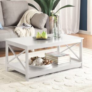 Meja Sofa Minimalis Stoneford Kayu