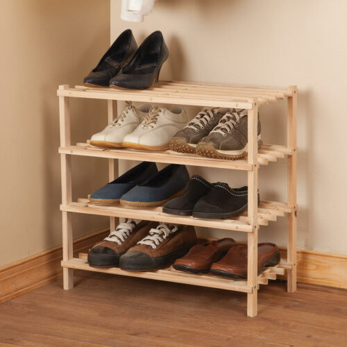 Rak Sepatu Dari Kayu Suretm