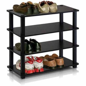 Rak Sepatu Kayu Minimalis Tube