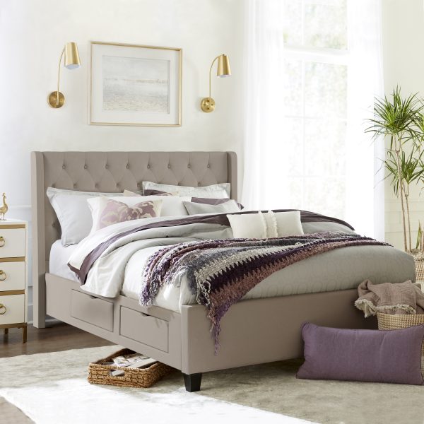 Tempat Tidur Kayu Jati Reed