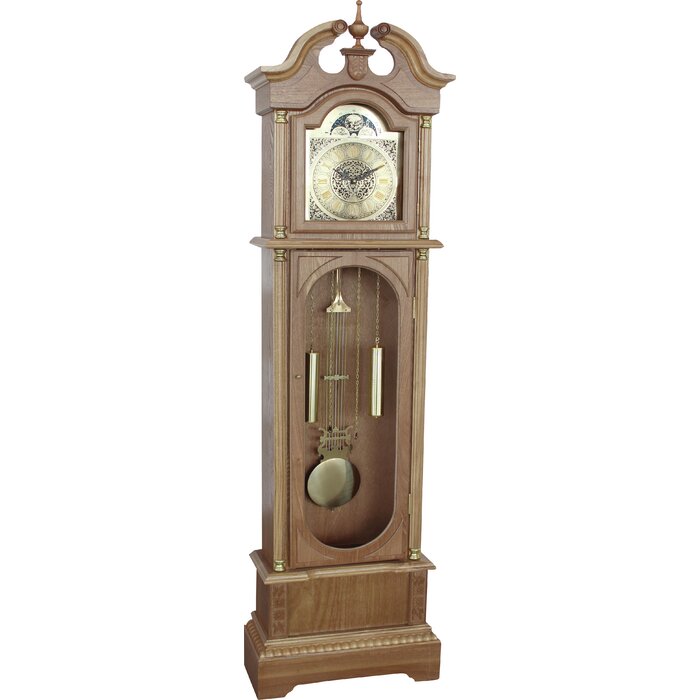 Almari Jam Hias Barrel Jati