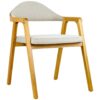 Kursi Cafe Kayu Unik Armchair Minimalis