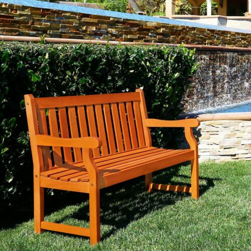 Kursi Kayu Taman Surfside Minimalis