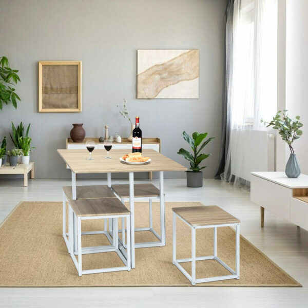 Meja Mini Bar Minimalis Gymax Kecil