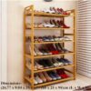 Rak Sepatu Kayu Unik Zimtown Susun