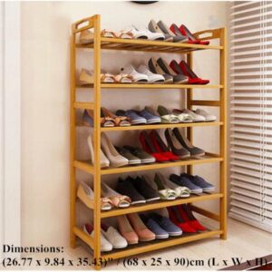 Rak Sepatu Kayu Unik Zimtown Susun