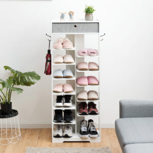 Rak Sepatu Minimalis Modern Costway Kayu