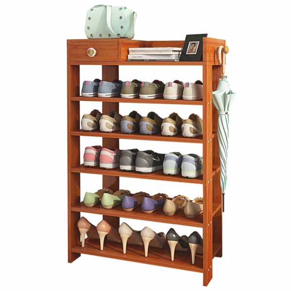 Tempat Sepatu Dari Kayu Shelves Minimalis