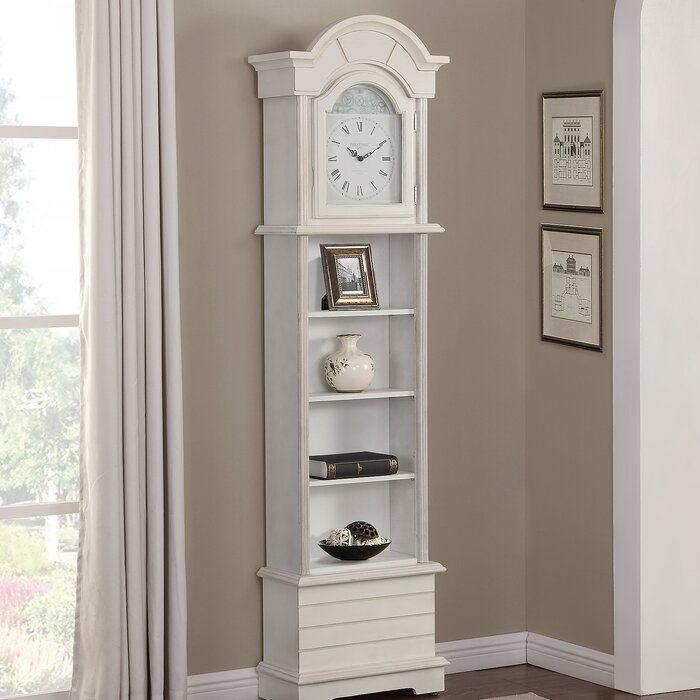 Almari Jam Jati Shiplap Minimalis