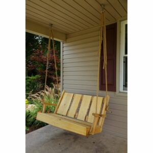 Ayunan Kayu Jati Minimalis Rope Gantung