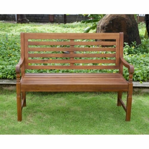 Bangku Taman Kayu Teba Minimalis