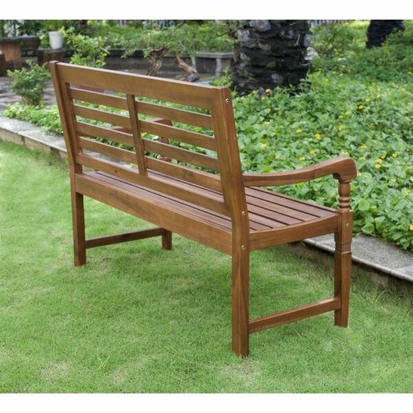 Bangku Taman Kayu Teba Minimalis
