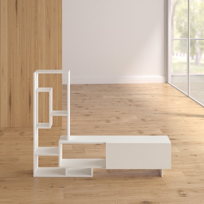 Bufet TV Jati Minimalis Modern Mosby Kayu