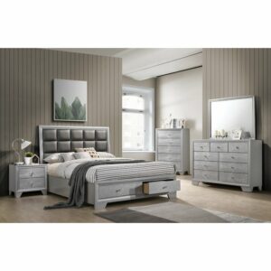Kamar Set Pengantin Minimalis Modern Bowdoin Kayu