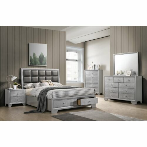 Kamar Set Pengantin Minimalis Modern Bowdoin Kayu