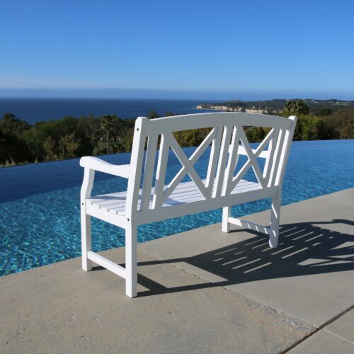 Kursi Kayu Taman Minimalis Surfside Panjang