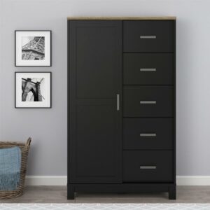 Lemari Warna Putih Carver Pakaian