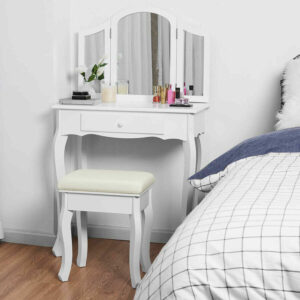 Meja Rias Elegan Goplus Modern