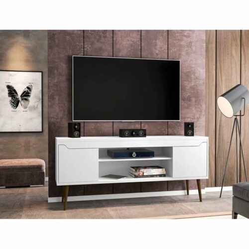 Meja TV Kayu Minimalis Manhattan Modern