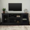 Meja TV Minimalis Terbaru Highboy Kaca