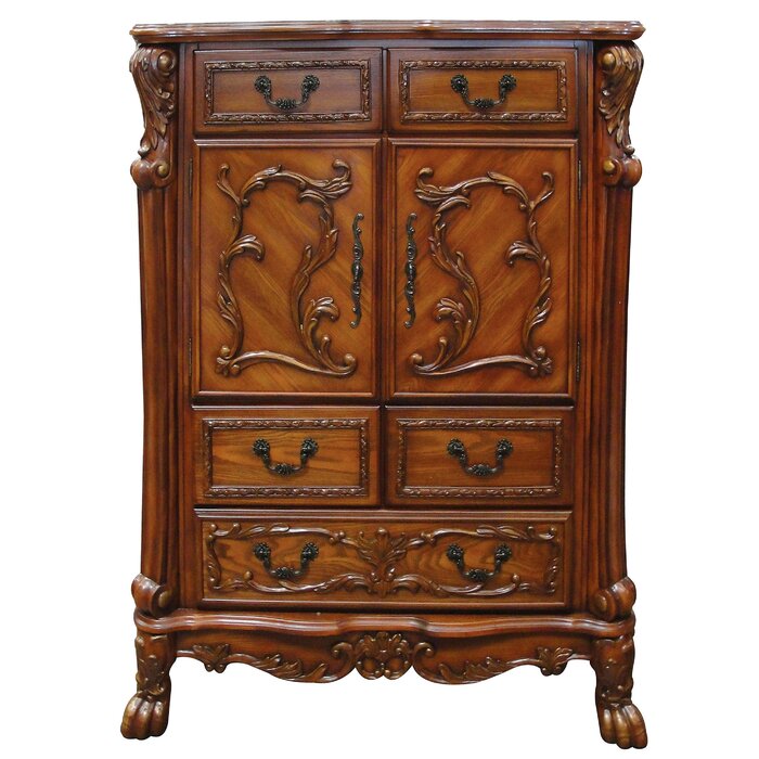 Satu Set Tempat Tidur Kayu Jati Dileo Mewah