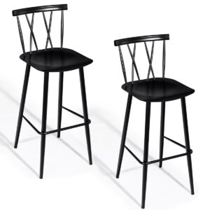 Kursi Kayu Bar Armless Minimalis