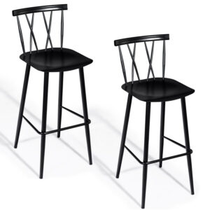 Kursi Kayu Bar Armless Minimalis