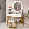 Meja Rias Salon Minimalis Tribesigns