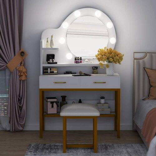 Meja Rias Salon Minimalis Tribesigns