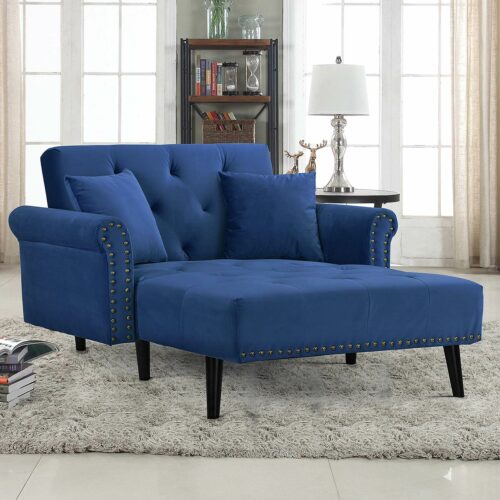 Kursi Malas Minimalis Velvet