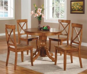 Meja Makan Kecil Minimalis Modern Pedestal