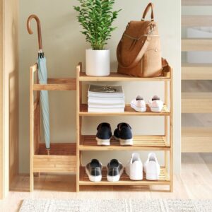Rak Sepatu Entry Kayu