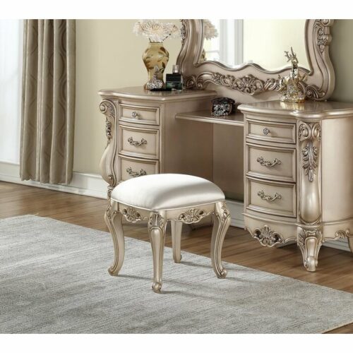 Kursi Meja Rias Kayu Jati Ellesse