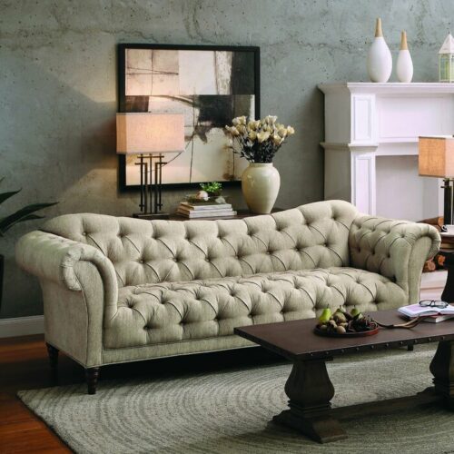 Kursi Sofa Kayu Jati Minimalis Burna