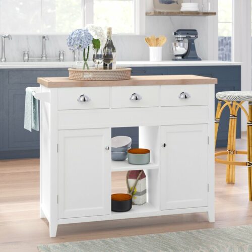 Meja Dorong Kayu Jati Ivanhoe