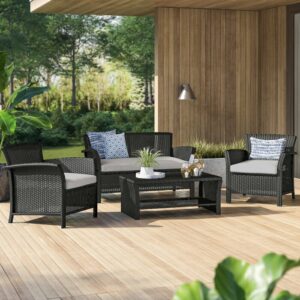 Kursi Teras Rotan Sintetis Minimalis Livingston