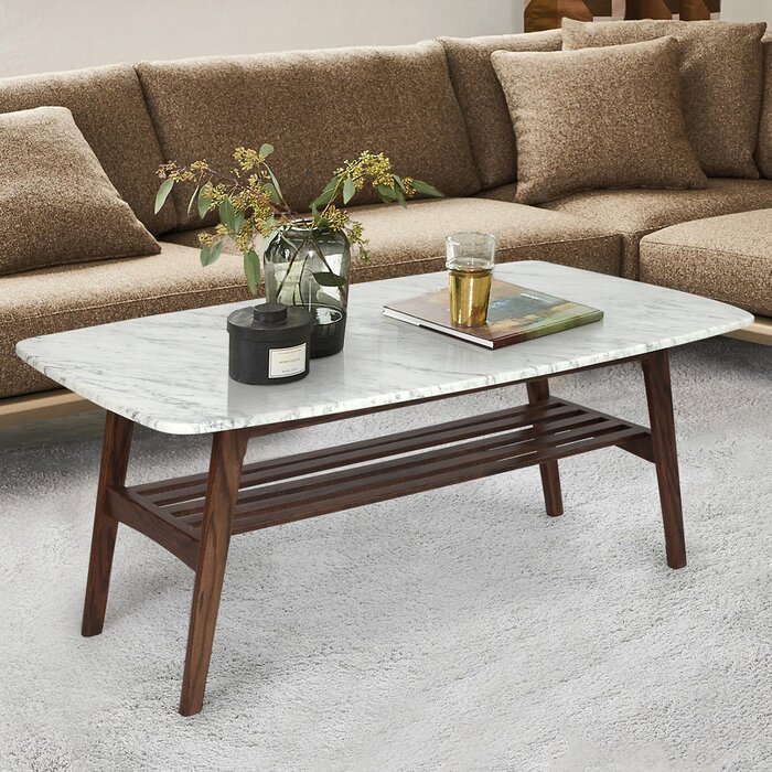 Meja Kursi Tamu Kayu Roseleaf