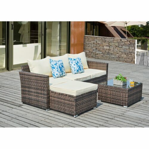 Sofa Rotan Sintetis Minimalis Don
