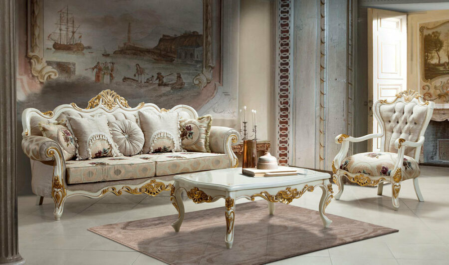 Sofa Ukir Mewah Barcelona