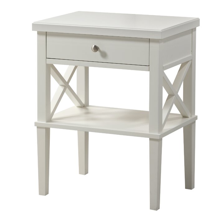 Nakas Putih Silvestri Tempat Tidur