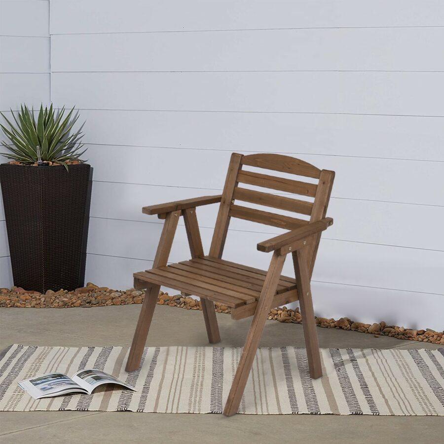 Kursi Teras Kayu Minimalis Weelbin