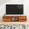 Meja TV Kayu Minimalis Applewhite
