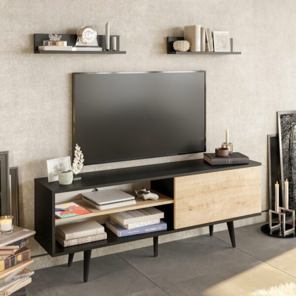 Meja TV Minimalis Kayu Maranto
