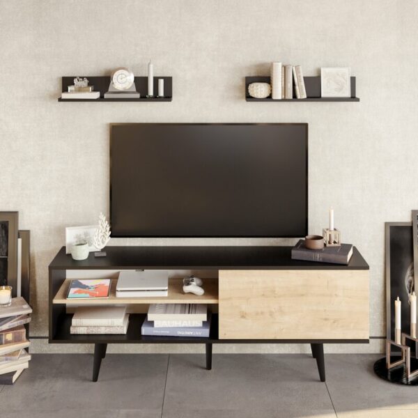 Meja TV Minimalis Kayu Maranto