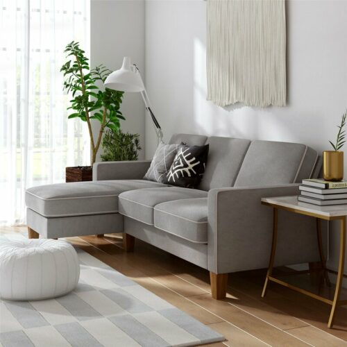 Sofa Sudut Kecil Chenille