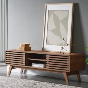 Meja TV Kayu Minimalis Modern Corrigan