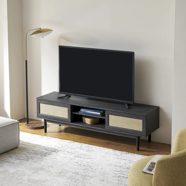 Meja TV Ikea Minimalis Kayu Jati